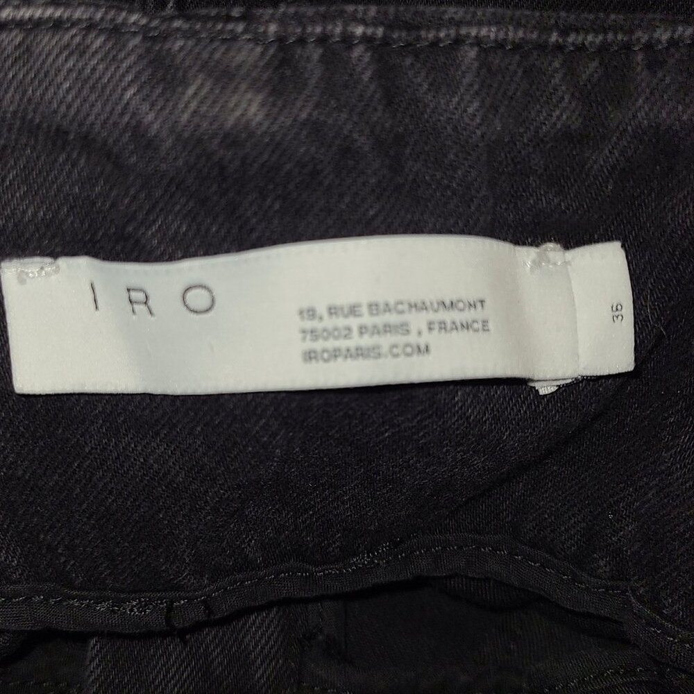 IRO Hovy Paperbag Denim Skirt, Size 36 FR, 2/4 US - Picture 4 of 5